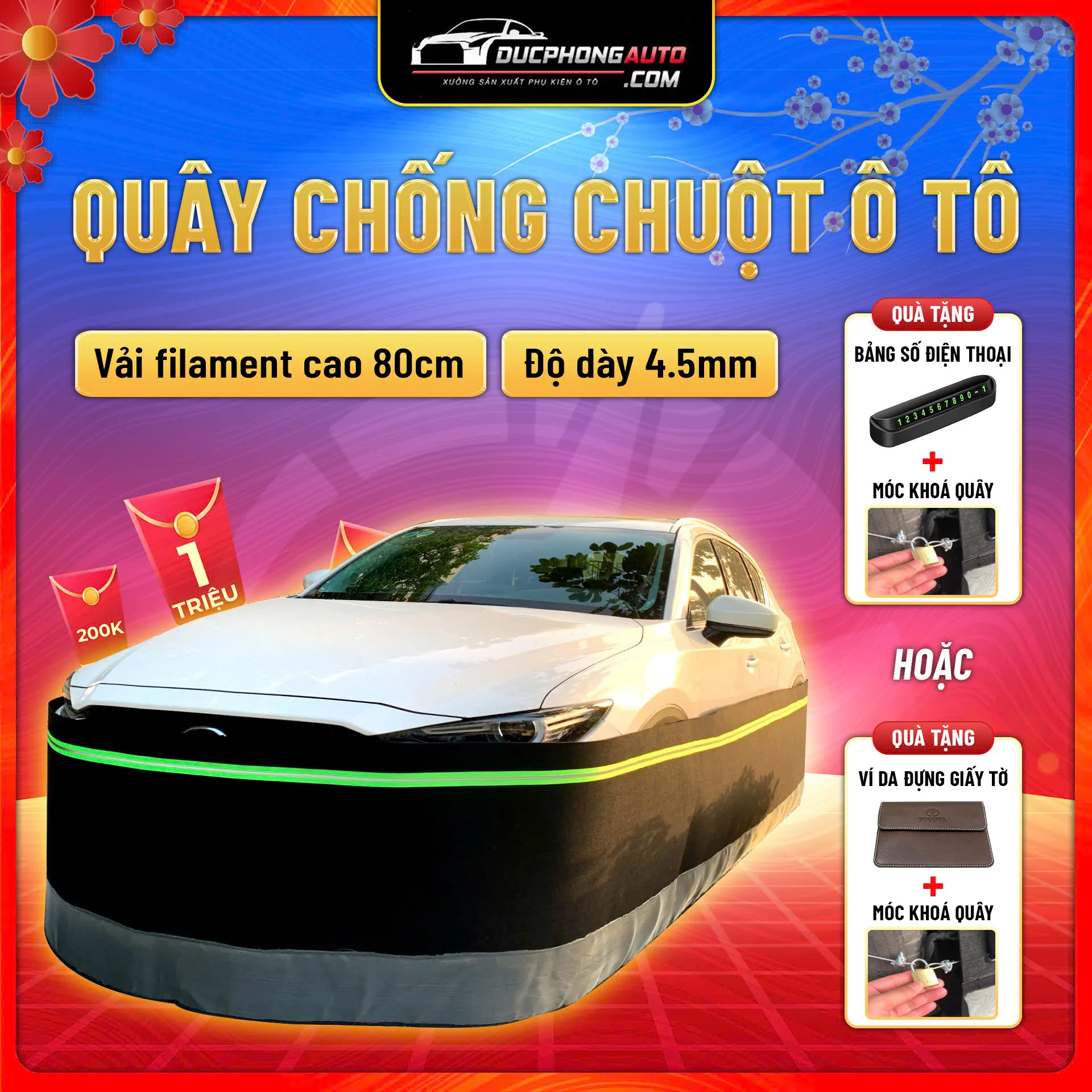 Quây chống chuột ô tô Lương Phụ Xe