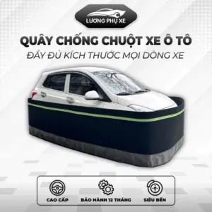 Quây Chống Chuột Ô Tô – Dày 4.5 mm, Đế Inox 304, Dải Phản Quang Chống Nước
