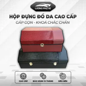 Thùng Đựng Đồ Ô Tô Da Cao Cấp Xuất Mỹ – Gấp Gọn, Sang Trọng, An Toàn