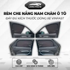 Bộ 4 Rèm Che Nắng Nam Châm VinFast – Đủ Size VF3 → VF9