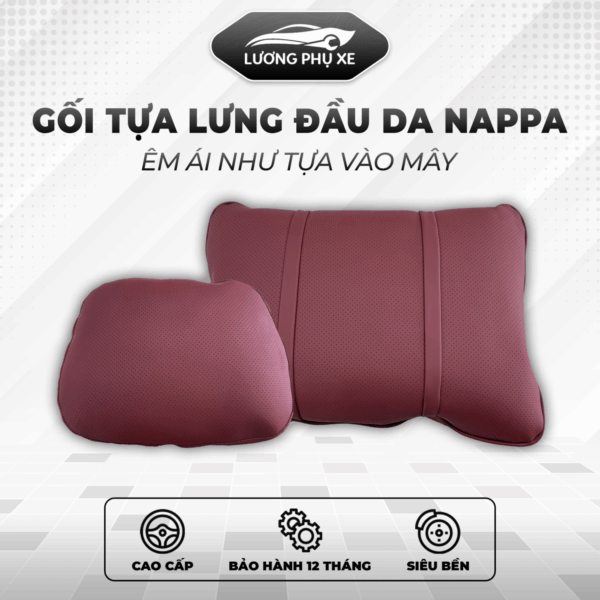 Bộ gối da Nappan cao cấp Luvexi – Phiên bản giới hạn, đẳng cấp của sự trải nghiệm