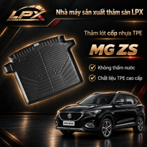 Thảm Lót Cốp Ô Tô Nhựa TPE MG ZS Đúc 3D Chống Nước - LPX