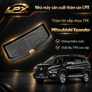Thảm Lót Cốp Ô Tô Nhựa TPE Mitsubishi Xpander Đúc 3D Chống Nước - LPX