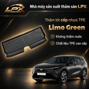 Thảm Lót Cốp Ô Tô Nhựa TPE Vinfast VinFast Limo Green Đúc 3D Chống Nước - LPX